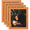 thumbnail image 1 of ArtToFrames 4" x 6" Orange Picture Frame, 4x6 inch Red Wood Poster Frame (WOM-4607), 4 Pack, 1 of 7