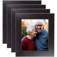thumbnail image 1 of ArtToFrames 4" x 6" Wide Dark Walnut Picture Frame, 4x6 inch Brown Wood Poster Frame (WOM-4823), 4 Pack, 1 of 7
