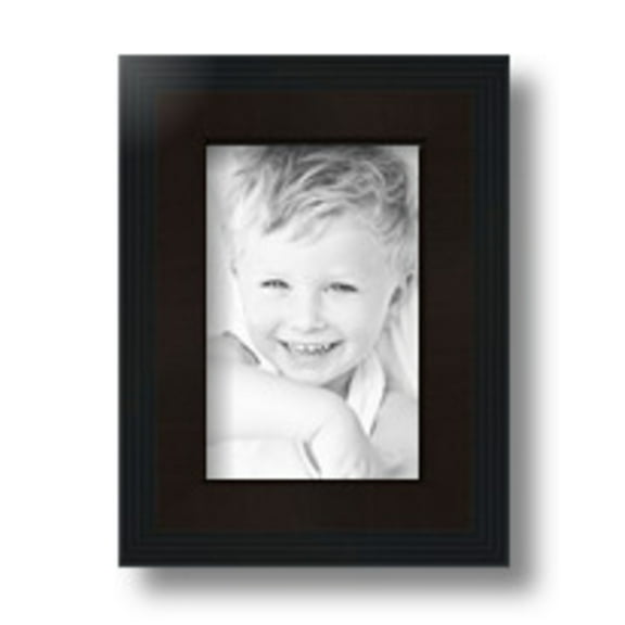ArtToFrames 4" x 6" Windsor Walnut Picture Frame, 4x6 inch Brown MDF Poster Frame (WOM-4689)