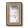 thumbnail image 1 of ArtToFrames 4" x 7" Anique Silver Picture Frame, 4x7 inch Silver Wood Poster Frame (WOM-4964), 1 of 5