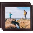 thumbnail image 1 of ArtToFrames 4" x 8" Cherry Picture Frame, 4x8 inch Red Wood Poster Frame (WOM-4095), 3 Pack, 1 of 8