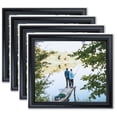 thumbnail image 1 of ArtToFrames 4" x 8" Galleria Noir Picture Frame, 4x8 inch Black MDF Poster Frame (WOM-4083), 4 Pack, 1 of 8