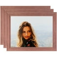 thumbnail image 1 of ArtToFrames 4" x 8" Pink Picture Frame, 4x8 inch Pink Wood Poster Frame (WOM-4441), 3 Pack, 1 of 8