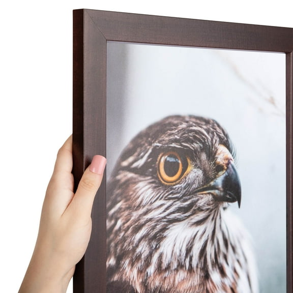 ArtToFrames 4x10 inch Cherry Picture Frame, Red Wood Poster Frame (4089)