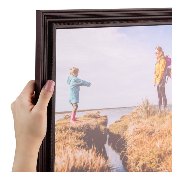 ArtToFrames 4x10 inch Cherry Picture Frame, Red Wood Poster Frame (4095)