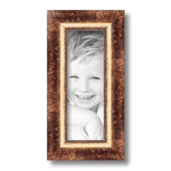 ArtToFrames 4x11" Other Picture Frame, Multi Wood Poster Frame, with Regular Glass and 2 (FBPL-4941)