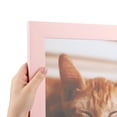 thumbnail image 1 of ArtToFrames 4" x 11" Pink Picture Frame, 4x11 inch Pink Wood Poster Frame (WOM-4120), Pack, 1 of 7