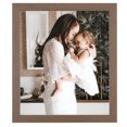 thumbnail image 1 of ArtToFrames 4x12" Brown Rustic Picture Frame, Brown Wood Poster Frame, with Regular Glass and 2 (FBPL-4844), 1 of 8