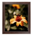 thumbnail image 1 of ArtToFrames 4x13" Wooden Finish Mahogany Picture Frame, Brown Wood Poster Frame, with Regular Glass and Foam Backing 3/16 inch (FBPL-4958), 1 of 7