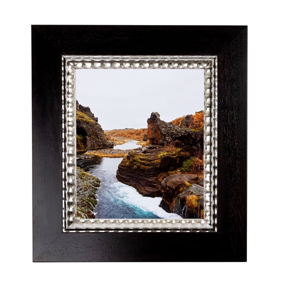 ArtToFrames 4x16" Other Picture Frame, Multi Wood Poster Frame, with Regular Glass and 2 (FBPL-4951)