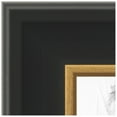 thumbnail image 1 of ArtToFrames 4x17 inch Black Velvet with Gold - 2 Picture Frame, Black MDF Poster Frame (4692), 1 of 1