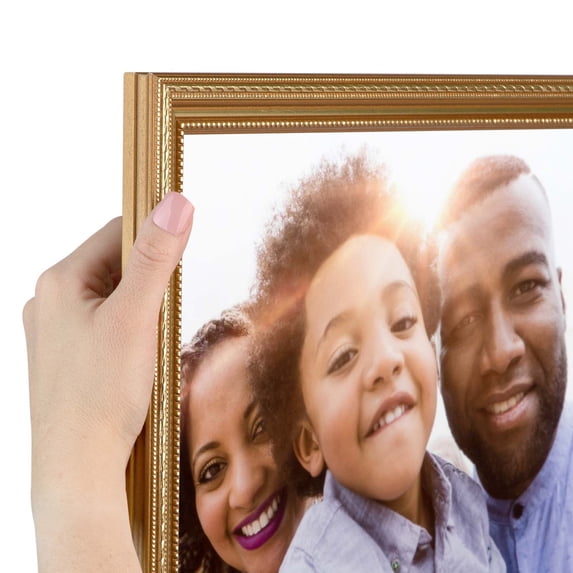 ArtToFrames 4x17 inch Gold Picture Frame, Gold Wood Poster Frame (4317)