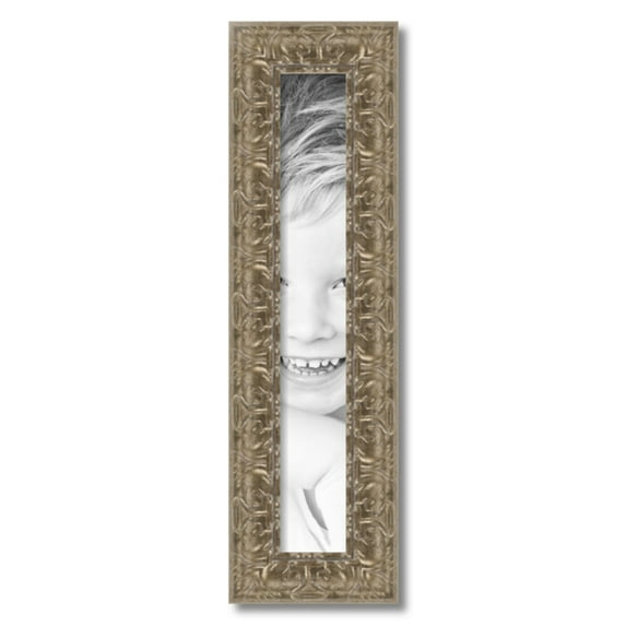 ArtToFrames 4x26" Other Picture Frame, Multi Wood Poster Frame, with Regular Acrylic and Foam Backing 3/16 inch (FBPL-5168)