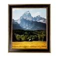 thumbnail image 1 of ArtToFrames 4x29" Black Panel With Gold Lip Picture Frame, Multi Wood Poster Frame, with Regular Acrylic and 2 (FBPL-5092), 1 of 7