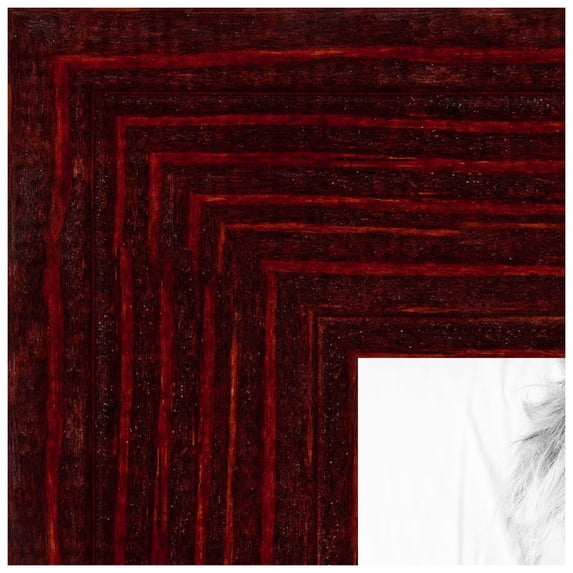 ArtToFrames 4x29 inch Cherry Picture Frame, Red Wood Poster Frame (4334)