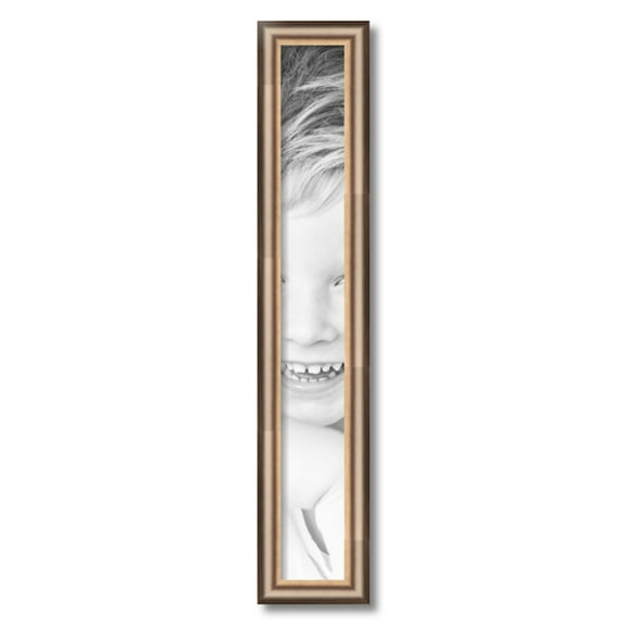 ArtToFrames 4x30" Anique Silver Picture Frame, Silver Wood Poster Frame, with Regular Acrylic and 2 (FBPL-4964)