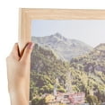thumbnail image 1 of ArtToFrames 4x30 inch Red Oak Picture Frame, Brown Wood Poster Frame (4846), 1 of 8
