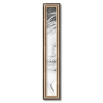 ArtToFrames 4x32" Anique Silver Picture Frame, Silver Wood Poster Frame, with Regular Acrylic and 2 (FBPL-4964)