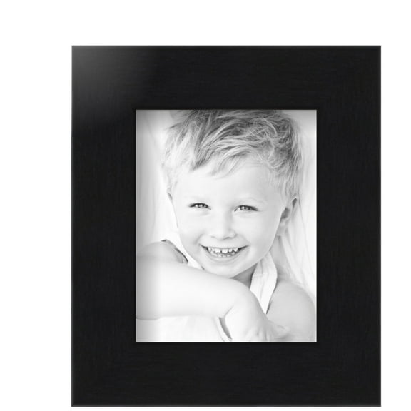 ArtToFrames 4x5 inch Black Steel Picture Frame, Black MDF Poster Frame (4639)