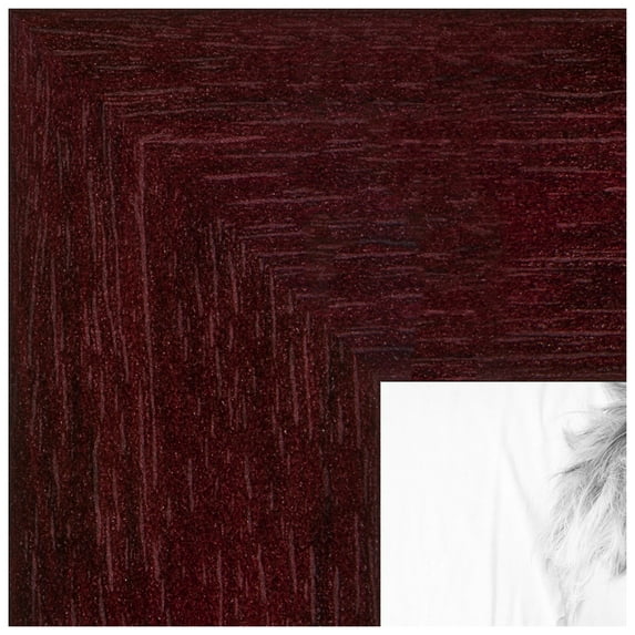 ArtToFrames 4x5 inch Mahogany Picture Frame, Brown MDF Poster Frame (3978)