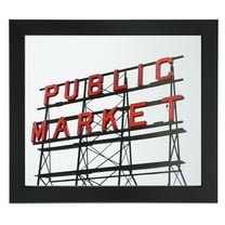 ArtToFrames 4x6" Black Picture Frame, Black MDF Poster Frame, with Regular Glass and Foam Backing 3/16 inch (FBPL-4267)