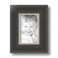 thumbnail image 1 of ArtToFrames 4x6 Inch Black Velvet with Silver Wide Picture Frame, This Black MDF Poster Frame is Great for Your Art or Photos, Comes with Regular Glass (4693), 1 of 1