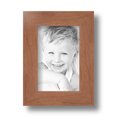 thumbnail image 1 of ArtToFrames 4x6 Inch Cherry Picture Frame, This Brown Wood Poster Frame is Great for Your Art or Photos, Comes with Regular Glass (4848), 1 of 1