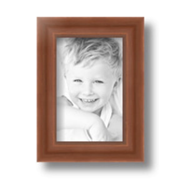 ArtToFrames 4x6" Painted Dark Orange Picture Frame, Red Wood Poster Frame, with Regular Glass and 2 (FBPL-4950)