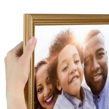 ArtToFrames 4x7 inch Gold Picture Frame, Gold Wood Poster Frame (4317)