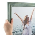 thumbnail image 1 of ArtToFrames 4x7 inch Green Picture Frame, Green Wood Poster Frame (4442), 1 of 8