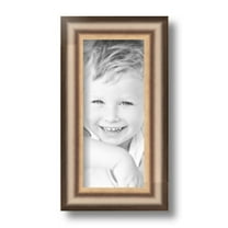 ArtToFrames 4x9 inch Anique Silver Picture Frame, Silver 4" x 9" Wood Poster Frame (WOM-4964) 1234