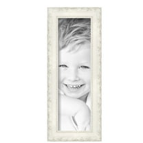 ArtToFrames 5" x 16" Classic White Picture Frame, 5x16 inch White Wood Poster Frame (WOM-5004), Pack