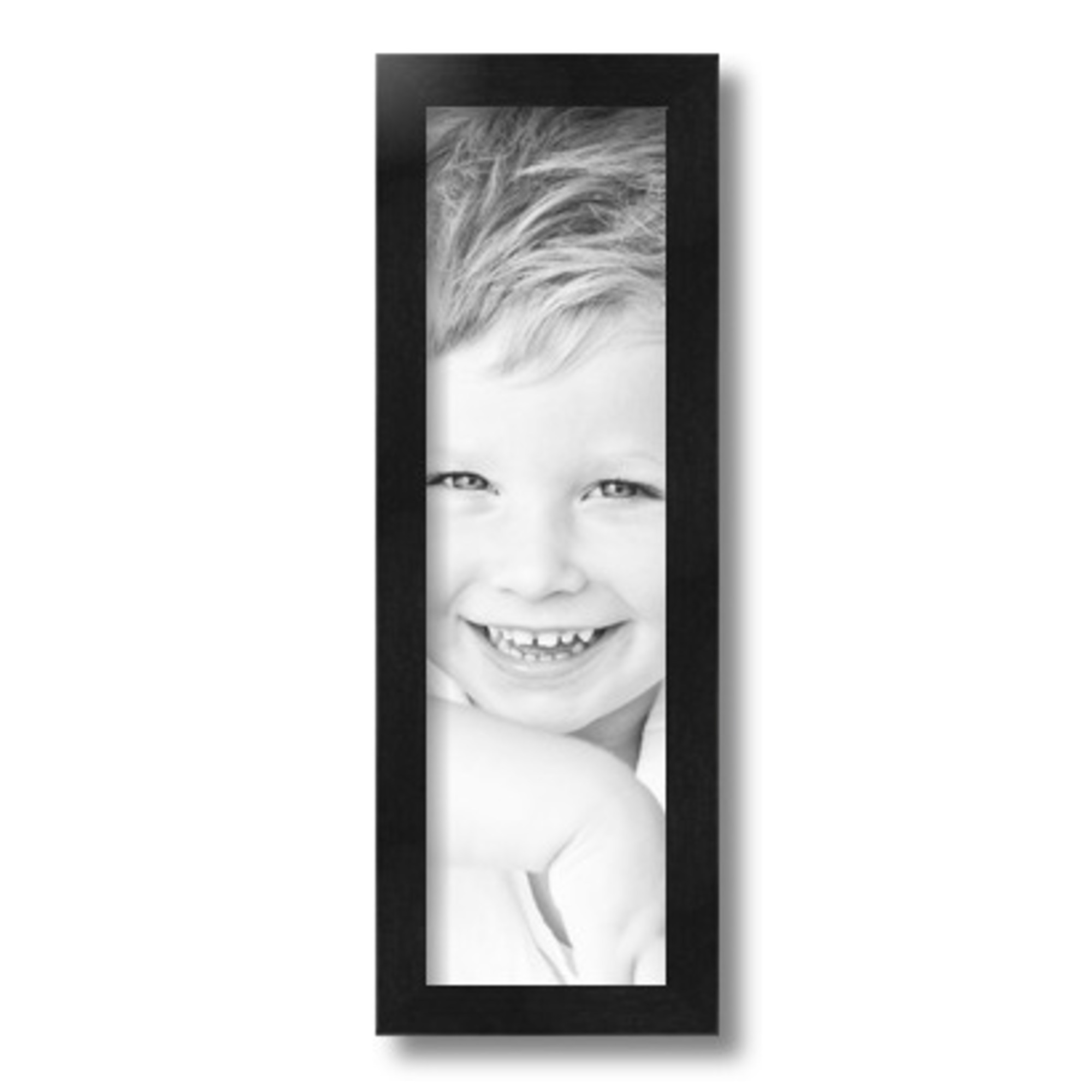 ArtToFrames 5" x 17" Black Picture Frame, 5x17 inch Black Wood Poster ...