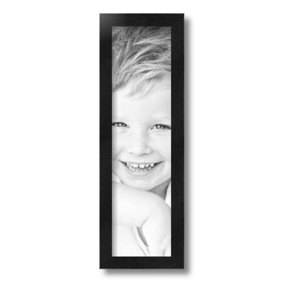 ArtToFrames 5" x 18" Black Picture Frame, 5x18 inch Black Wood Poster Frame (WOM-5141)