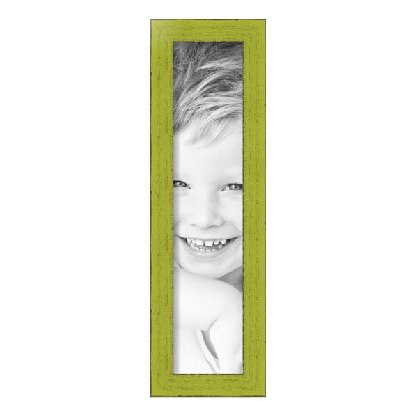 ArtToFrames 5" x 22" Modern Green Picture Frame, 5x22 inch Green Wood Poster Frame (WOM-4589),  Pack