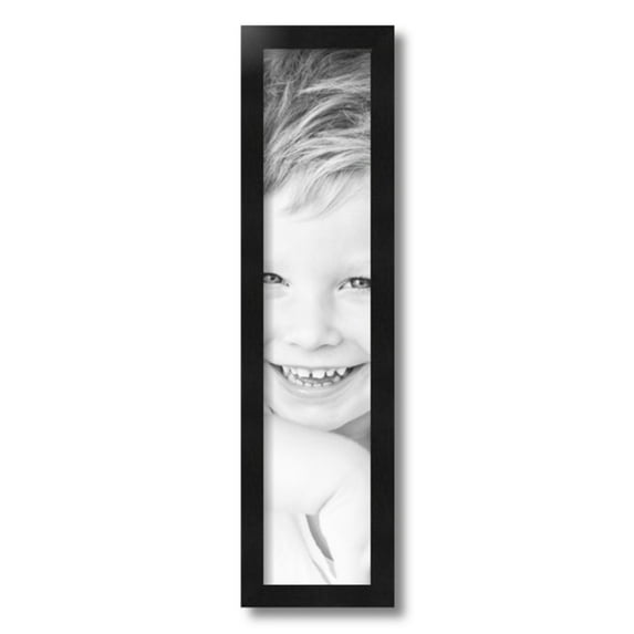 ArtToFrames 5" x 23" Black Picture Frame, 5x23 inch Black Wood Poster Frame (WOM-5139)