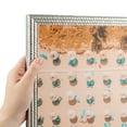 thumbnail image 1 of ArtToFrames 5" x 27" Bright Silver Picture Frame, 5x27 inch Silver Wood Poster Frame (WOM-4752), 1 of 1