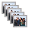thumbnail image 1 of ArtToFrames 5" x 27" Silver Picture Frame, 5x27 inch Silver Wood Poster Frame (WOM-5388), 5 Pack, 1 of 8