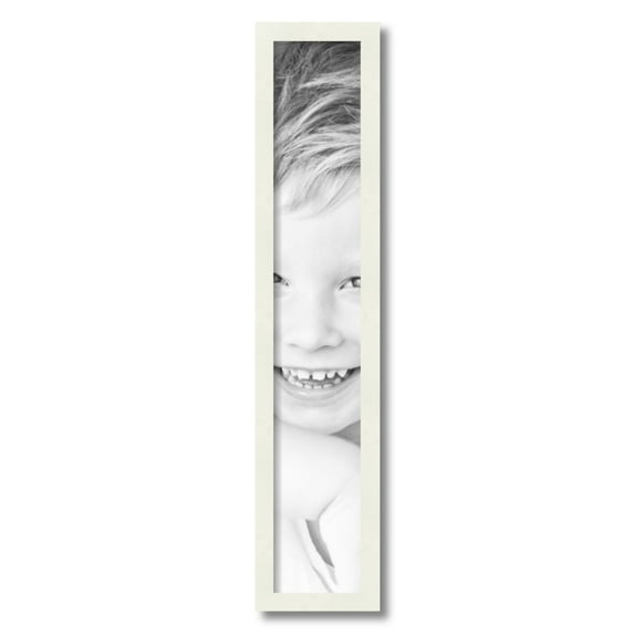 ArtToFrames 5" x 29" White Picture Frame, 5x29 inch White Wood Poster Frame (WOM-5138)
