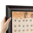 thumbnail image 1 of ArtToFrames 5" x 30" Satin Black Reverse Step Picture Frame, 5x30 inch Black Wood Poster Frame (WOM-1419), 1 of 1