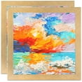 thumbnail image 1 of ArtToFrames 5" x 33" Classic Gold Picture Frame, 5x33 inch Gold MDF Poster Frame (WOM-4498), 2 Pack, 1 of 8