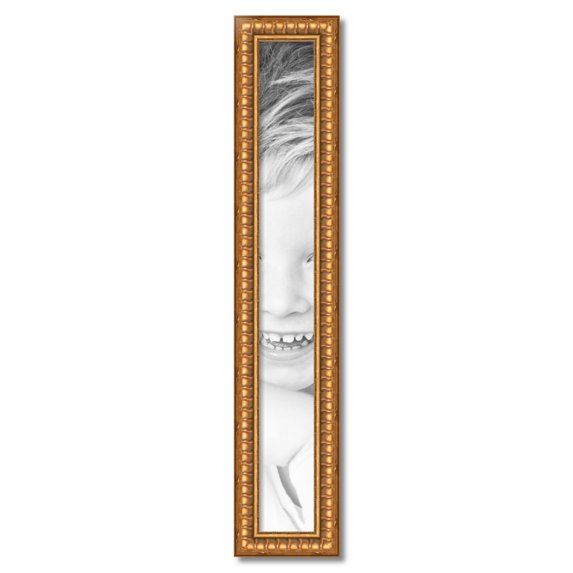 ArtToFrames 5" x 41" Gold Picture Frame, 5x41 inch Gold Wood Poster Frame (WOM-4293)