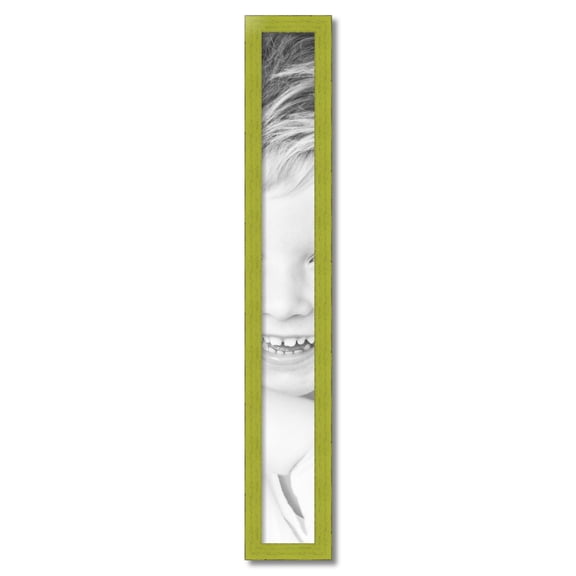 ArtToFrames 5" x 44" Modern Green Picture Frame, 5x44 inch Green Wood Poster Frame (WOM-4589)