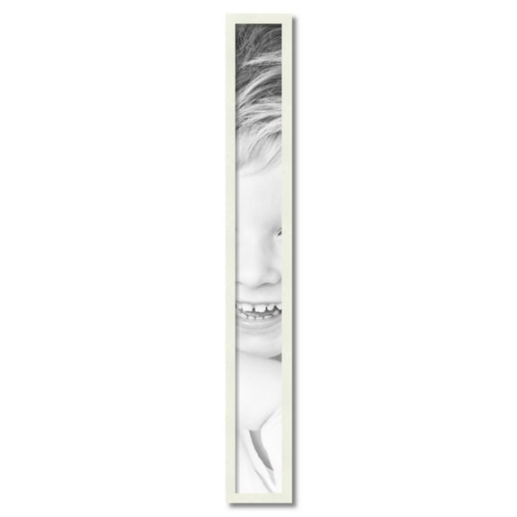 ArtToFrames 5" x 46" White Picture Frame, 5x46 inch White Wood Poster Frame (WOM-5138)