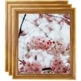thumbnail image 1 of ArtToFrames 5" x 5" Antique Yellow Picture Frame, 5x5 inch Multi Wood Poster Frame (WOM-4948), 3 Pack, 1 of 6