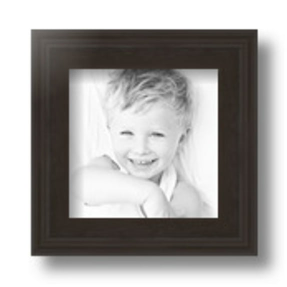 ArtToFrames 5" x 5" Brown Picture Frame, 5x5 inch Brown Wood Poster Frame (WOM-4886)