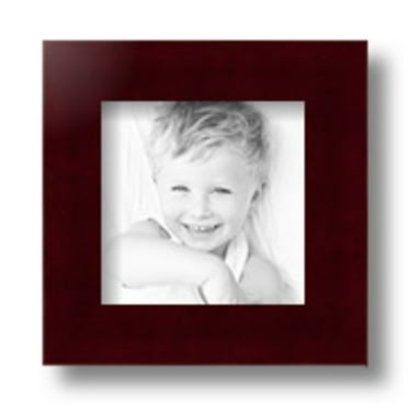 ArtToFrames 5" x 5" Cherry Picture Frame, 5x5 inch Red Wood Poster Frame (WOM-4309)