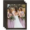 thumbnail image 1 of ArtToFrames 5" x 5" Cherry Picture Frame, 5x5 inch Red Wood Poster Frame (WOM-4316), 3 Pack, 1 of 8