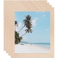 thumbnail image 1 of ArtToFrames 5" x 5" Hard Maple Picture Frame, 5x5 inch Brown Wood Poster Frame (WOM-4847), 4 Pack, 1 of 8