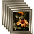 thumbnail image 1 of ArtToFrames 5" x 5" Silver Picture Frame, 5x5 inch Silver MDF Poster Frame (WOM-4445), 5 Pack, 1 of 7
